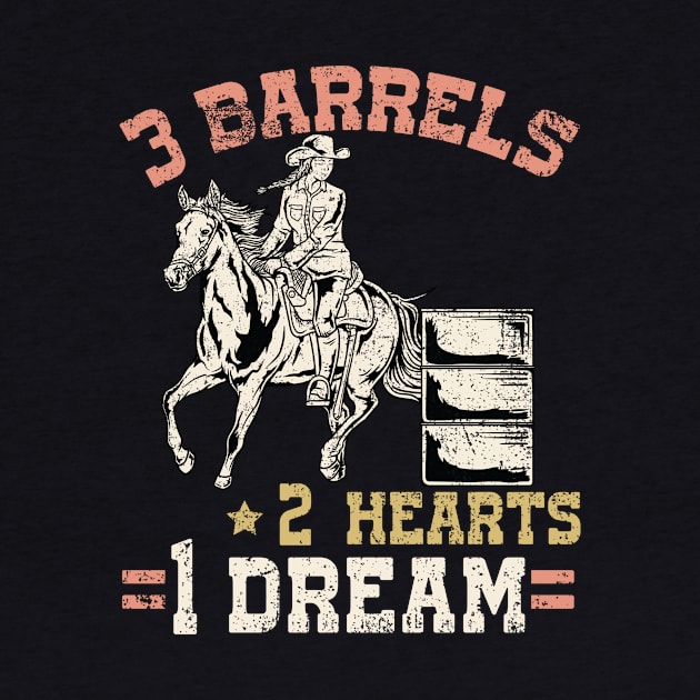 3 Barrels 2 Hearts 1 Dream I Horseback Riding by biNutz